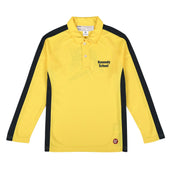 KS Unisex Long-Sleeve PE Polo, Yellow - Dragon