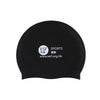 ESF Sharks Silicone Swim Cap, Black (SW6 SQUAD)