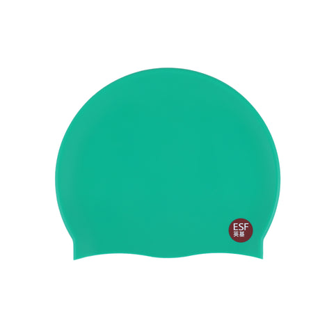 ESF Silicone Swim Cap, Green