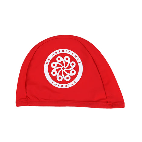 HK Hurricanes Spandex Swim Cap, Red (SW1B)