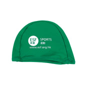 ESF Sharks Spandex Swim Cap, Green (SW3)
