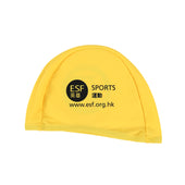 ESF Sharks Spandex Swim Cap, Yellow (SW2)