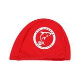 ESF Sharks Spandex Swim Cap, Red (SW1B)