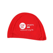 ESF Sharks Spandex Swim Cap, Red (SW1B)