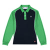 QBS Unisex Long-Sleeve PE Polo, Green