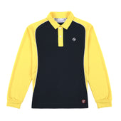 QBS Unisex Long-Sleeve PE Polo, Yellow