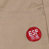 ESF Girls Straight Leg Trousers, Khaki