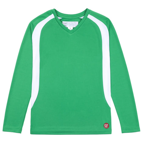 GS Unisex Long-Sleeve PE T-Shirt, Green - Caine