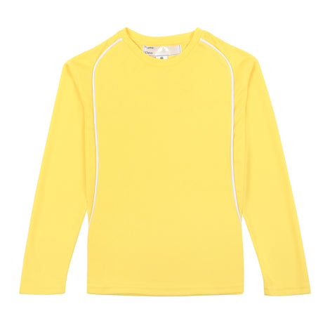 KJS Unisex Long-Sleeve PE T-Shirt, Yellow - St David