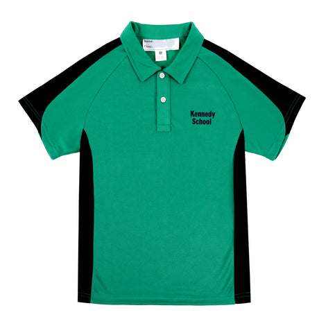 KS Unisex PE Polo, Green - Unicorn