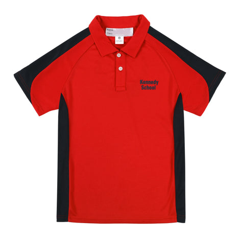 KS Unisex PE Polo, Red - Phoenix